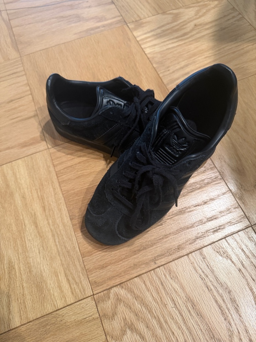 Adidas Men’s Black Suede Gazelle Sneakers
